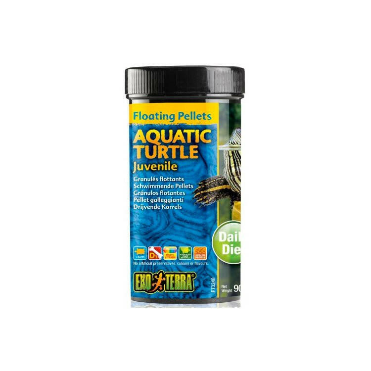 Exo Terra Pellets Juvenile Aquatic Turtle 90g - Charterhouse Aquatics