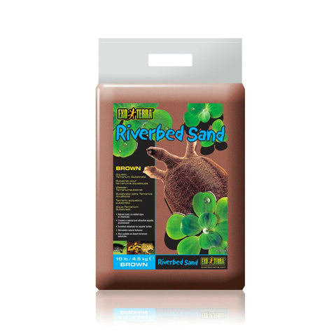 Exo Terra Riverbed Sand Brown 4.5Kg - Charterhouse Aquatics