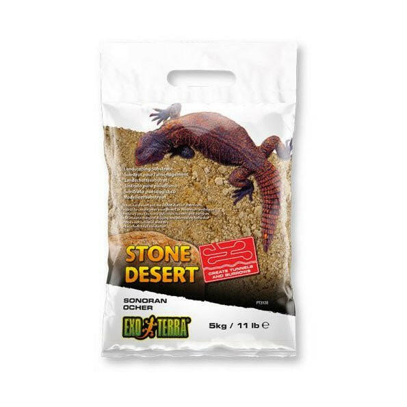 Exo Terra Stone Desert Substrate Ocher 5kg - Charterhouse Aquatics