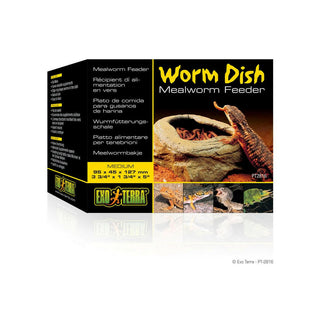 Exo Terra Worm Dish Mealworm Feeder - Charterhouse Aquatics