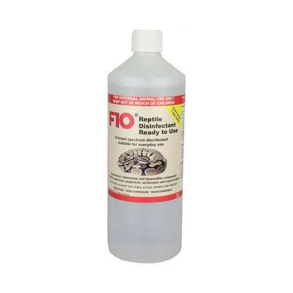 F10 Reptile Ready to Use Disinfectant 1 Litre Refill - Charterhouse Aquatics