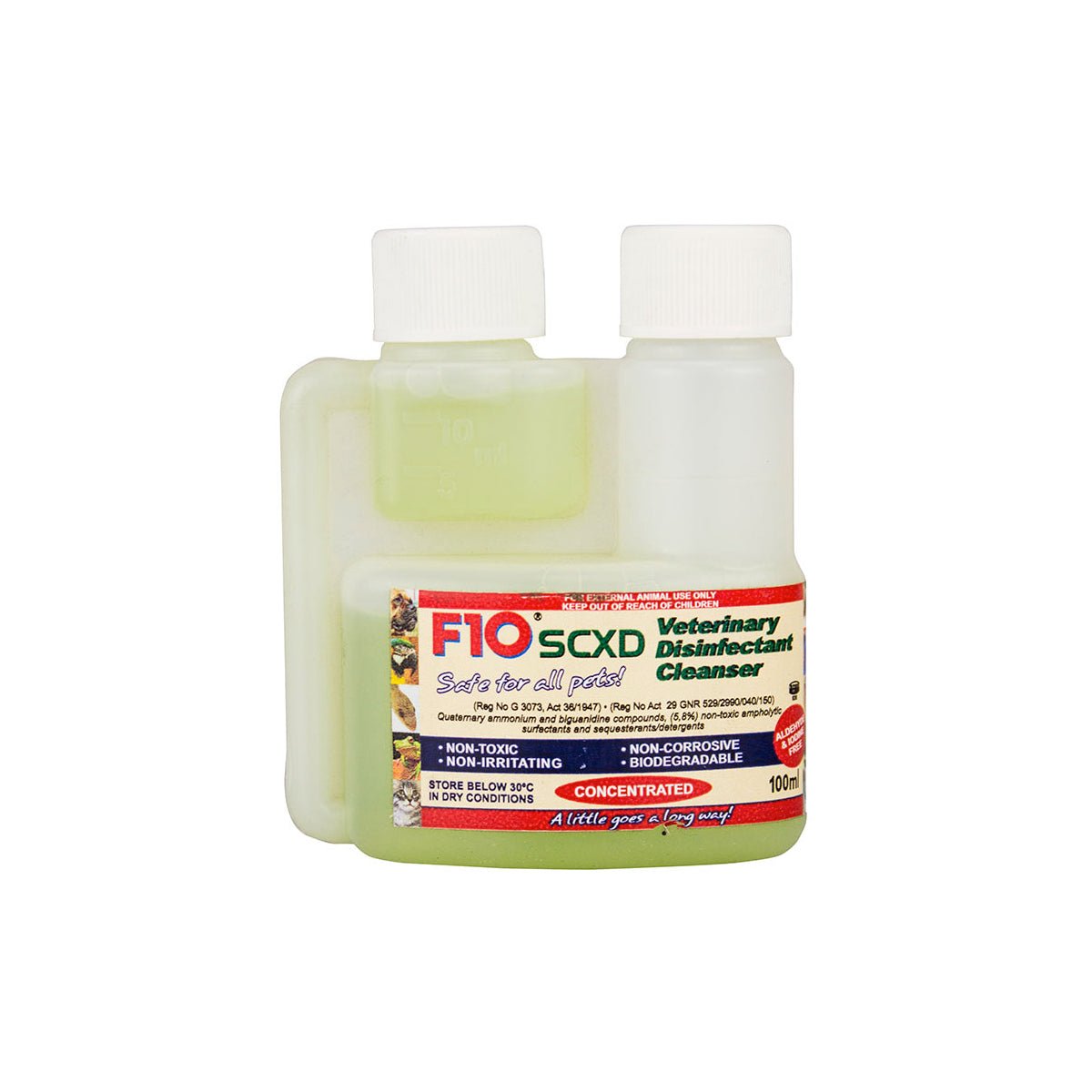 F10 SCXD Veterinary Disinfectant Cleanser 100ml - Charterhouse Aquatics