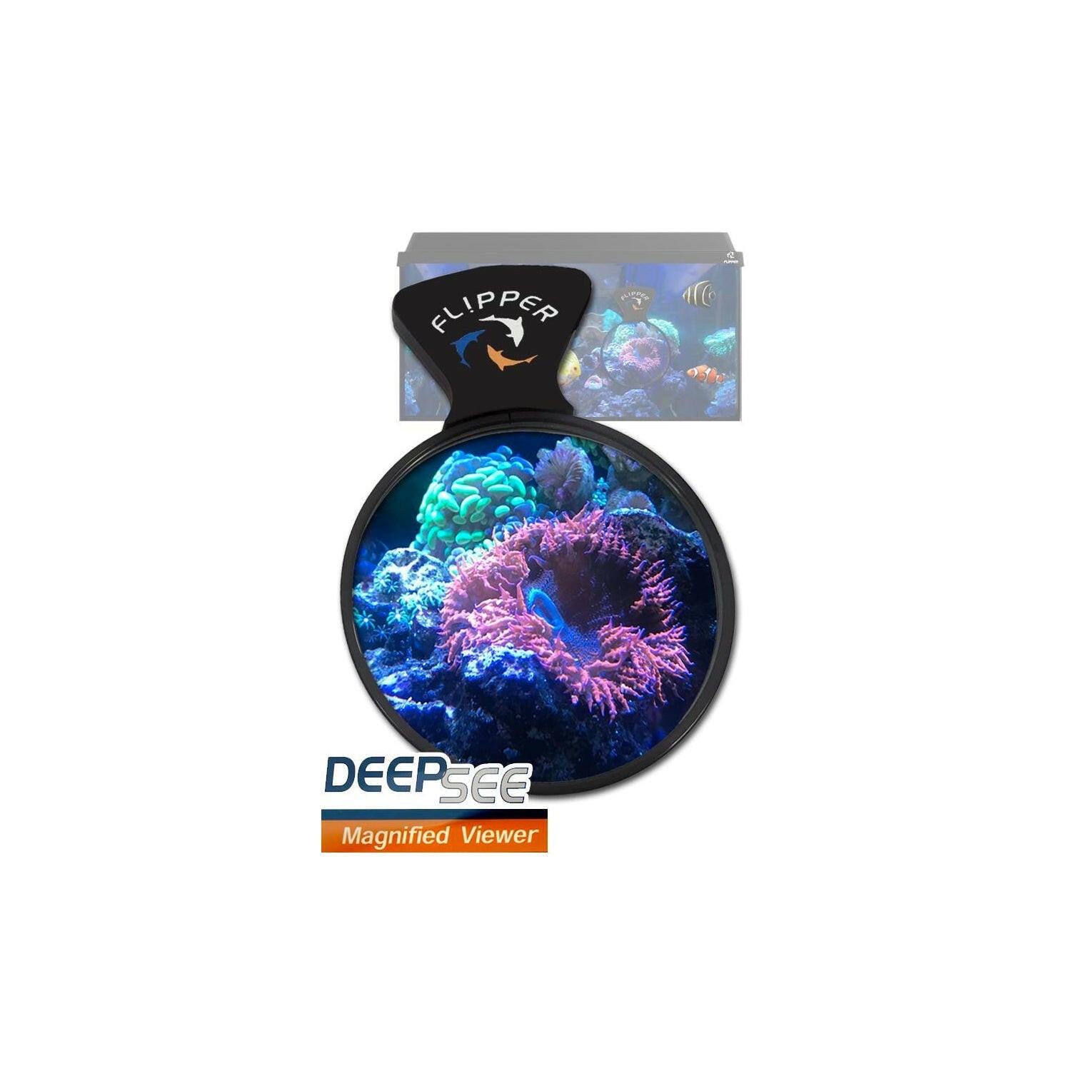 Flipper DeepSee Magnified Aquarium Viewer 4 Inch - Charterhouse Aquatics