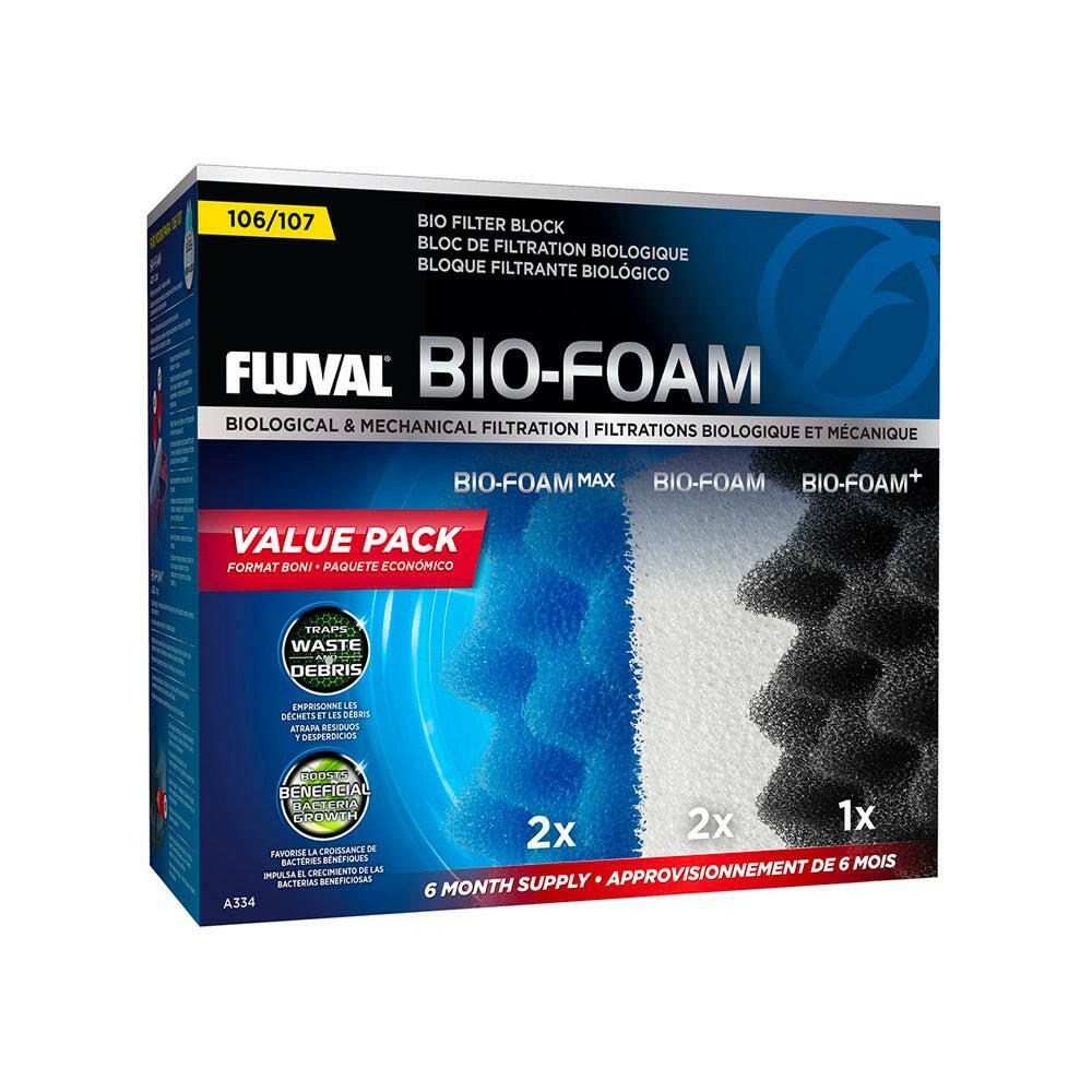 Fluval 106/107 Bio-Foam Value Pack - Charterhouse Aquatics