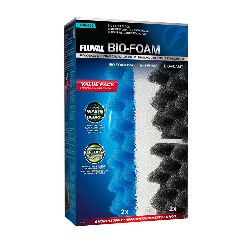 Fluval 406/407 Bio-Foam Value Pack - Charterhouse Aquatics