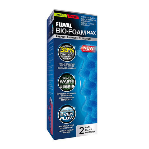 Fluval Bio Foam Max for 207/307/206/306 Filters (2 Pack) - Charterhouse Aquatics