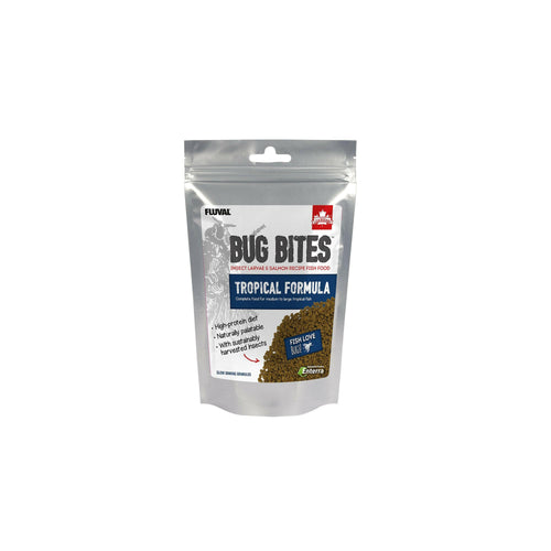Fluval Bug Bites Tropical Micro Granule (Medium/Large) 125g - Charterhouse Aquatics