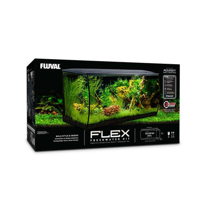 Fluval Flex 123L Aquarium Only (Black) - Charterhouse Aquatics