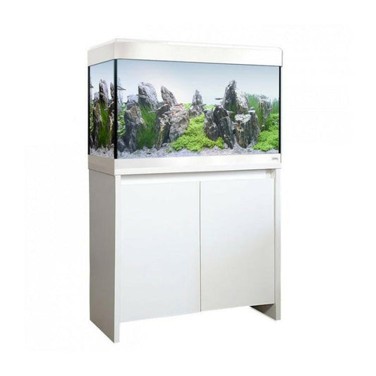 Fluval Roma Bluetooth LED 125 Aquarium and Cabinet - White - Charterhouse Aquatics