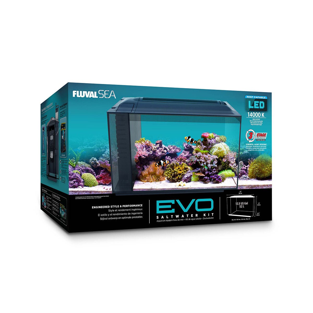 Fluval Sea EVO 52L Aquarium Kit - Charterhouse Aquatics