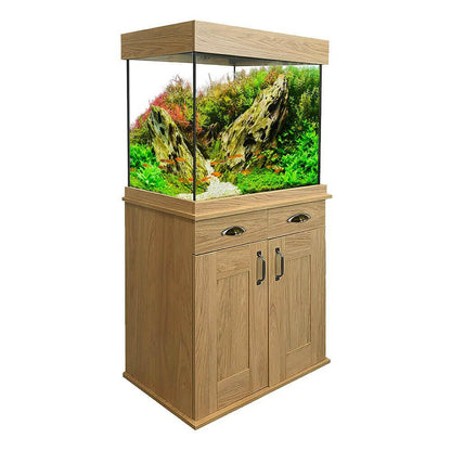 Fluval Shaker 168L Aquarium and Cabinet Set - Hampshire Oak - Charterhouse Aquatics