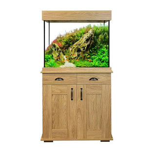 Fluval Shaker 168L Aquarium and Cabinet Set - Hampshire Oak - Charterhouse Aquatics