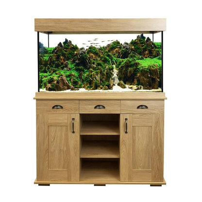 Fluval Shaker 252L Aquarium and Cabinet Set - Hampshire Oak - Charterhouse Aquatics