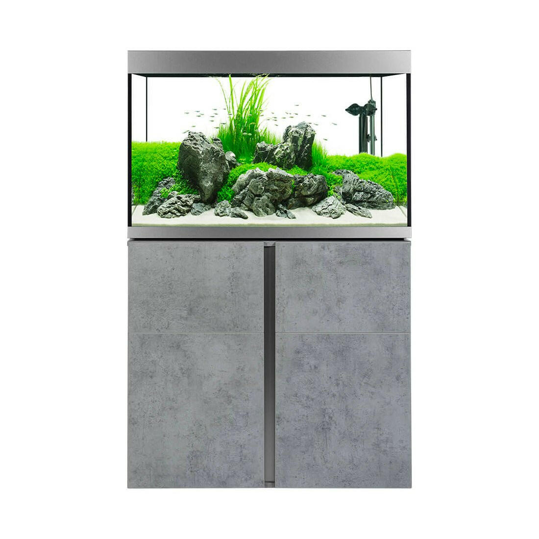 Fluval Siena 272 Aquarium and Cabinet - Chicago Concrete - Charterhouse Aquatics