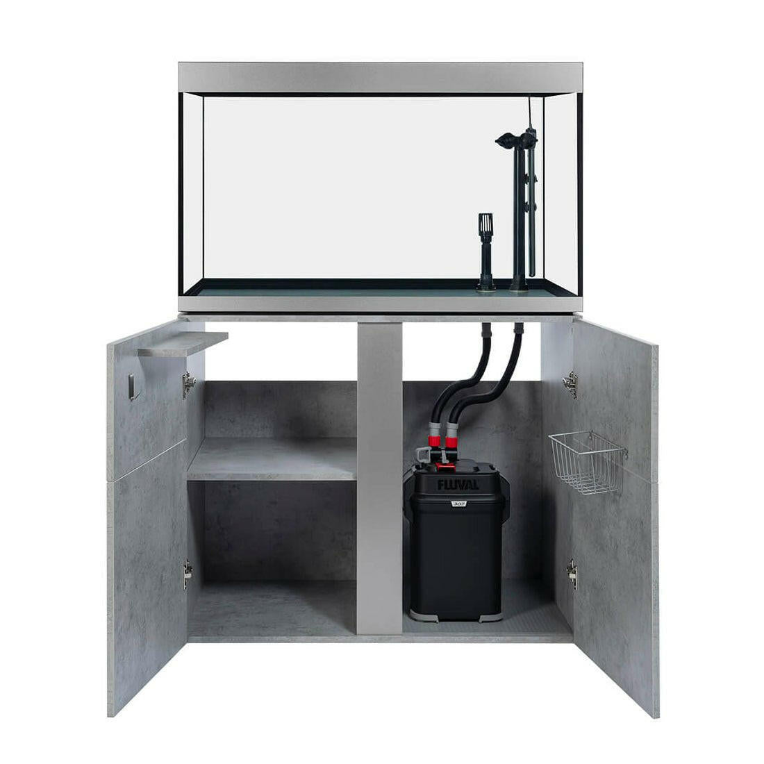 Fluval Siena 272 Aquarium and Cabinet - Chicago Concrete - Charterhouse Aquatics