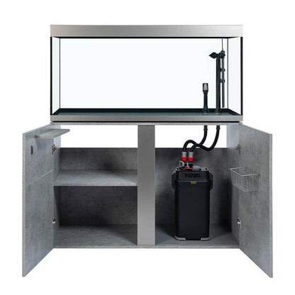 Fluval Siena 332 Aquarium and Cabinet - Chicago Concrete - Charterhouse Aquatics