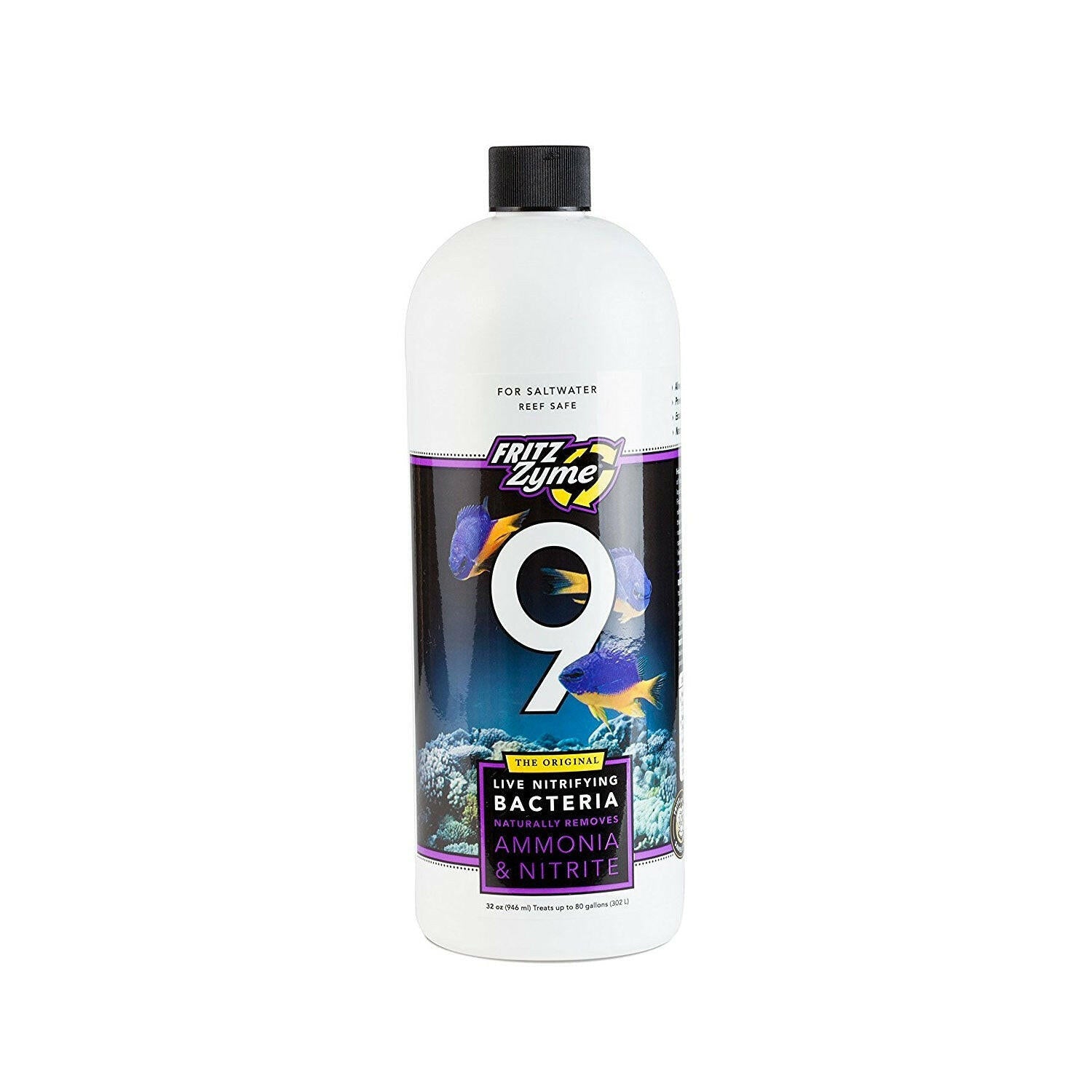 Fritz FritzZyme 9 Saltwater Nitrifying Bacteria 32 oz. - Charterhouse Aquatics