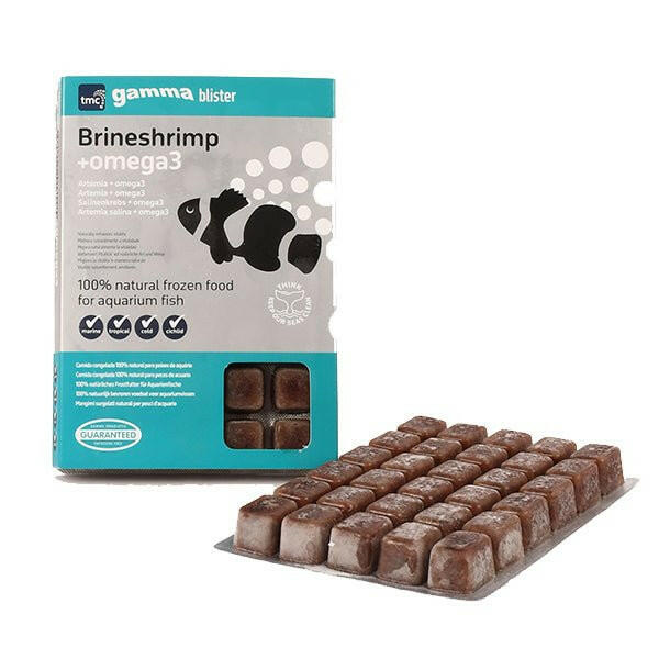 Gamma Brineshrimp + Omega-3 Blister Pack 100g - Charterhouse Aquatics