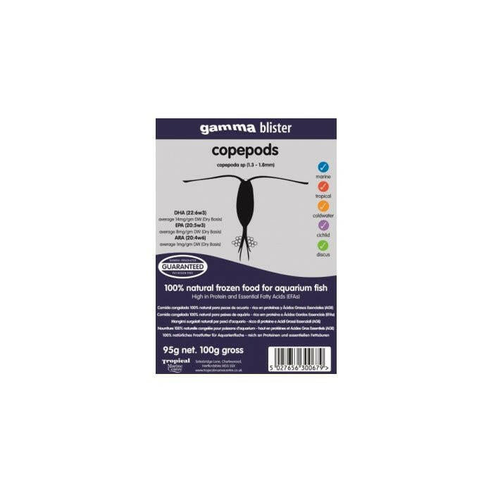 Gamma Copepods Blister Pack 100g - Charterhouse Aquatics