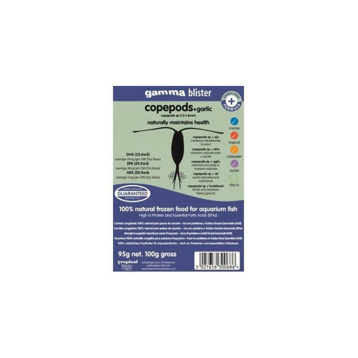 Gamma Copepods with Garlic Blister Pack 100g - Charterhouse Aquatics