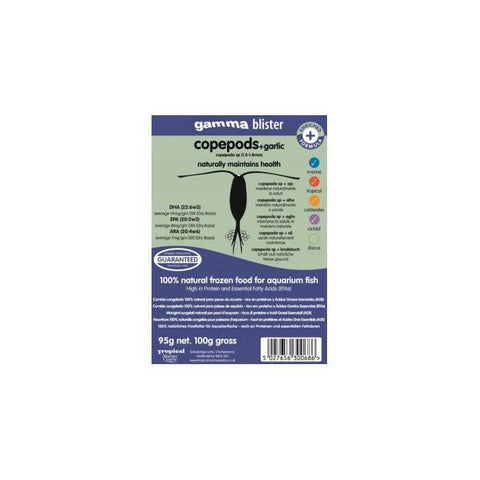Gamma Copepods with Garlic Blister Pack 100g - Charterhouse Aquatics