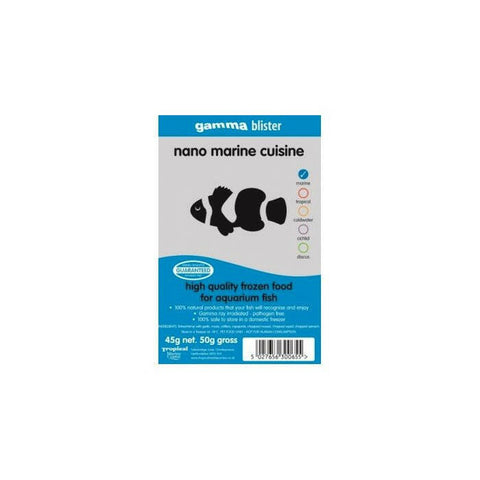Gamma Nano Marine Cuisine Blister Pack 50g - Charterhouse Aquatics