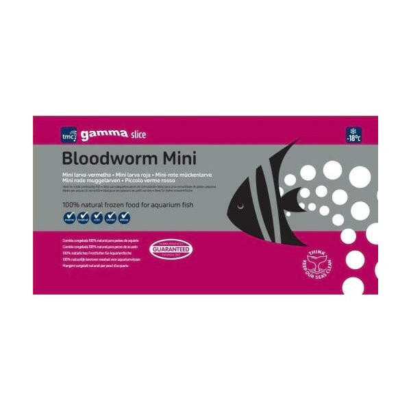 Gamma Slice Mini Bloodworm 250g - Charterhouse Aquatics