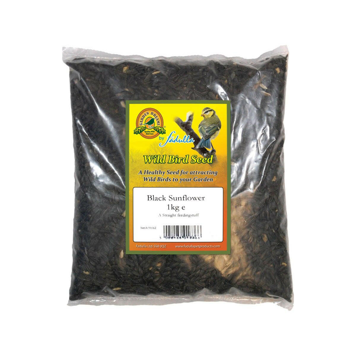 Garden Dreams Wild Bird Black Sunflower Seed 1 Kg - Charterhouse Aquatics