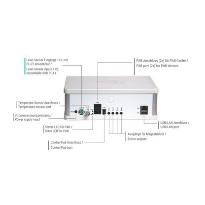 GHL 2.1 Standalone 4 Pump Doser - Black - Charterhouse Aquatics