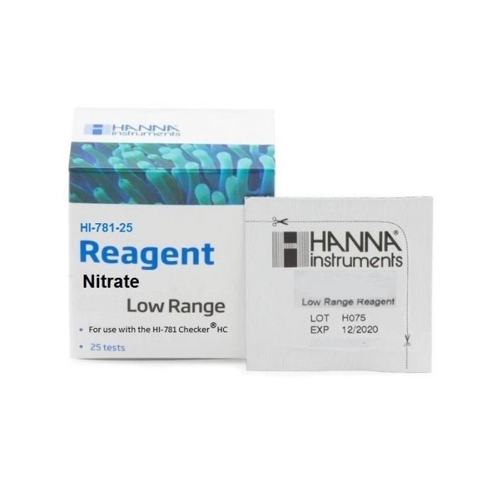 Hanna Instruments HI-781-25 Marine Low Range Nitrate Reagents - Charterhouse Aquatics