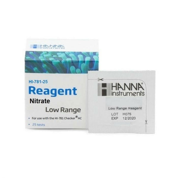 Hanna Instruments HI-781-25 Marine Low Range Nitrate Reagents - Charterhouse Aquatics