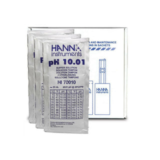 Hanna Instruments pH 10.01 Buffer Sachets 25 x 20ml - Charterhouse Aquatics