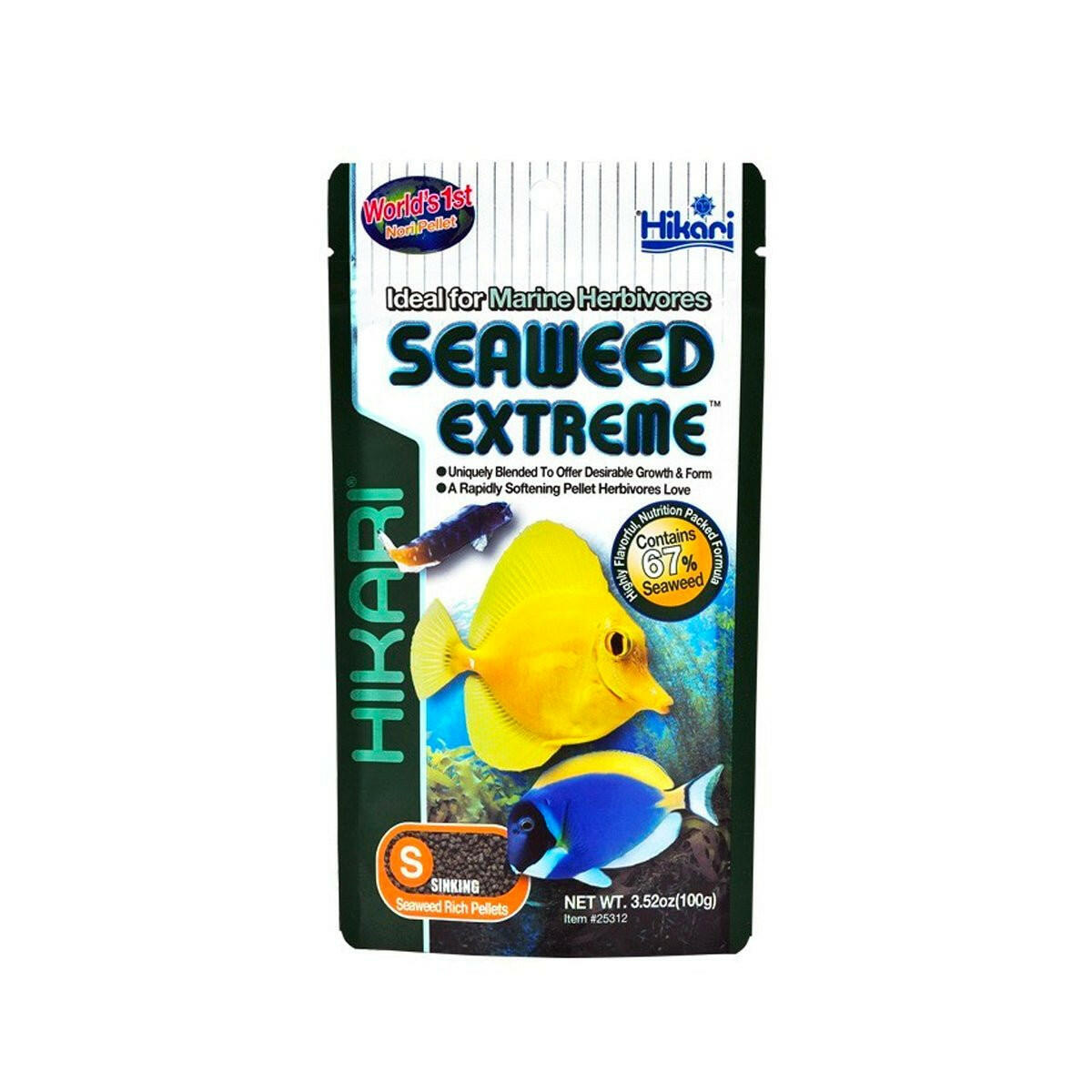 Hikari Seaweed Extreme Small Pellets 100g - Charterhouse Aquatics