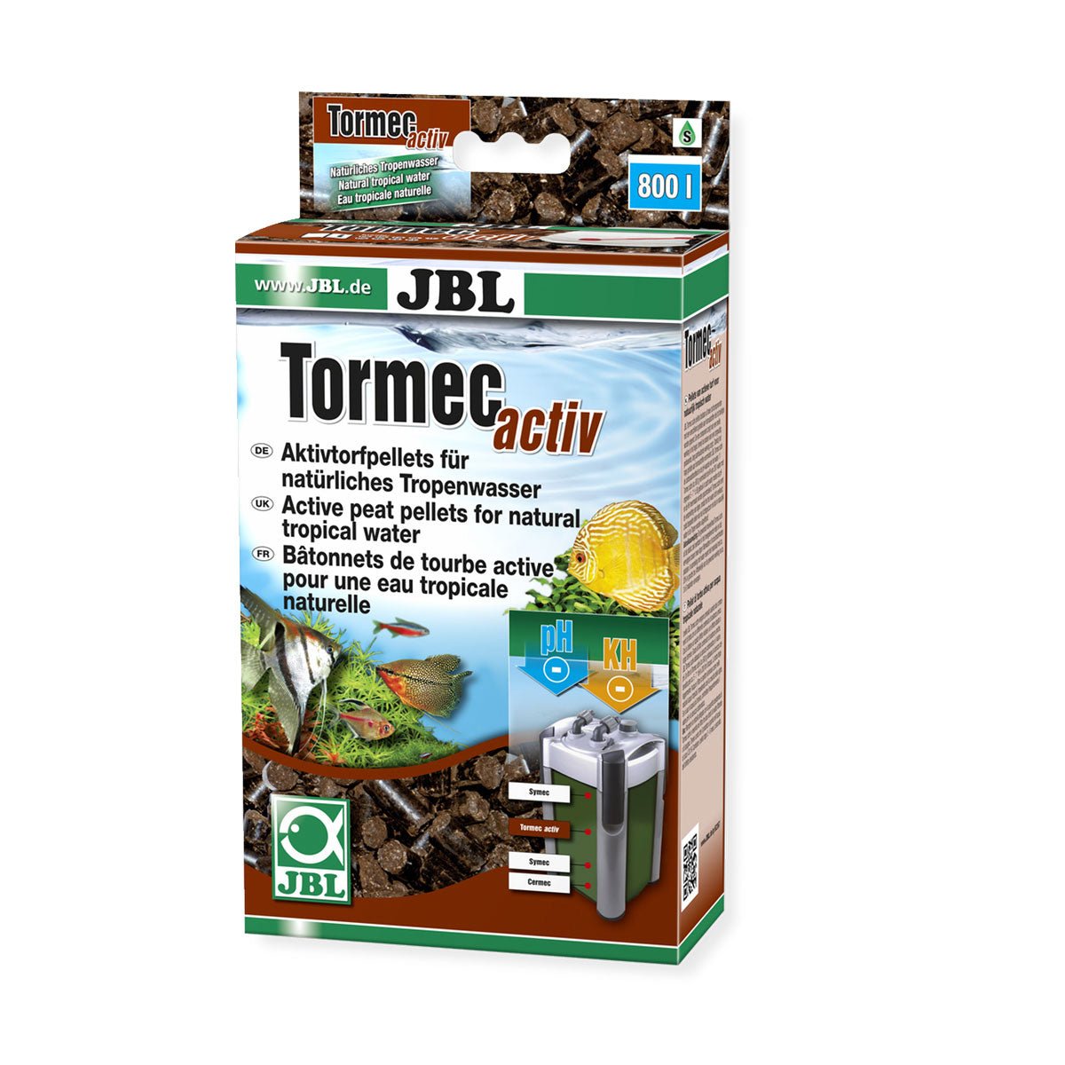 JBL Tormec Active Black Peat Granulate 1000ml - Charterhouse Aquatics