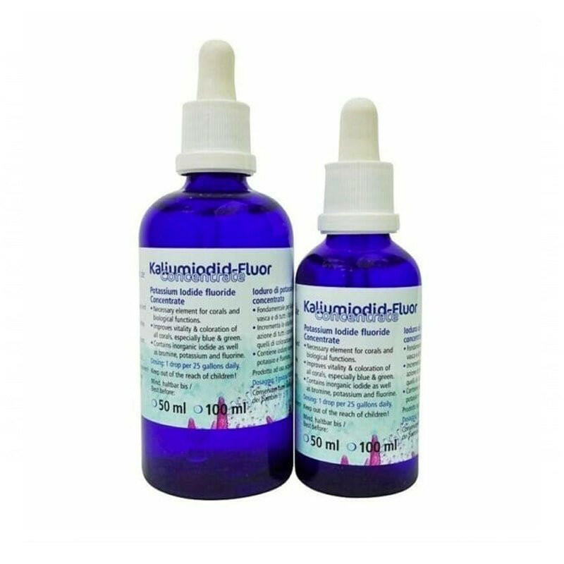 Korallen Zucht Potassium Iodide / Fluoride Concentrate 50ml - Charterhouse Aquatics