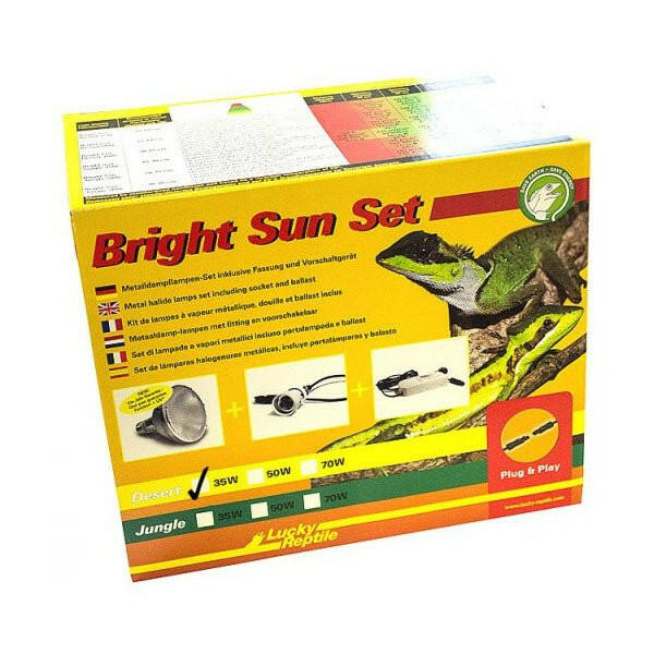 Lucky Reptile Bright Sun Evo SET Desert 35W - Charterhouse Aquatics