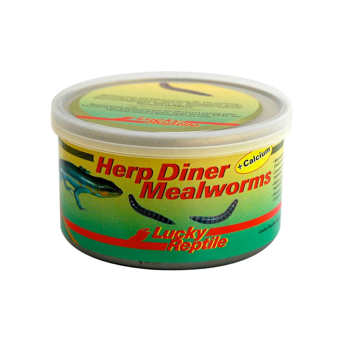 Lucky Reptile Herp Diner Mealworms + Calcium - Charterhouse Aquatics
