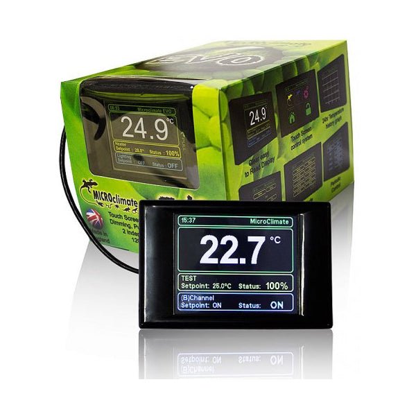 Microclimate Evo Digital Thermostat Black - Charterhouse Aquatics