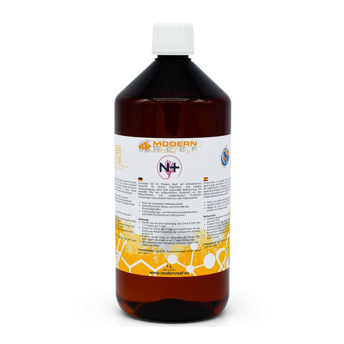 Modern Reef N+ (Nitrogen NO3 MIX) 1000ml - Charterhouse Aquatics