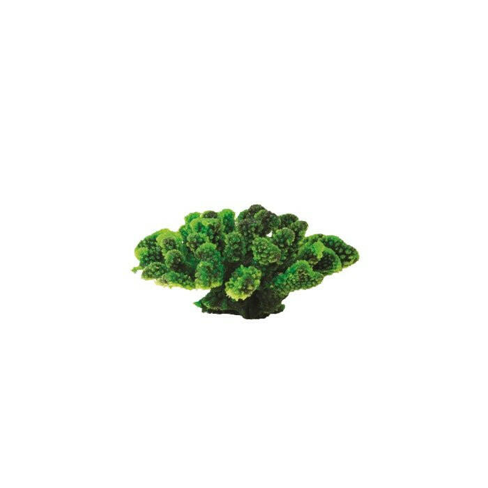 Natureform Artificial Cauliflower Green/Purple - Pocillopora 17.5 x 16 x 7.5cm - Charterhouse Aquatics