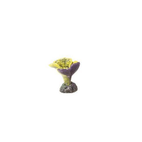 Natureform Artificial Elephant Skin Yellow Pachyseris 7 x 5.2 x 5cm - Charterhouse Aquatics