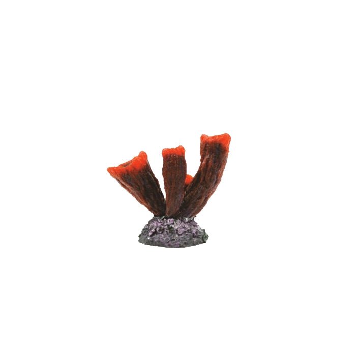 Natureform Artificial Vase Sponge Red - Niphates 14 x 7 x 10.5cm - Charterhouse Aquatics