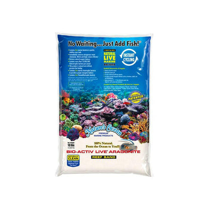 Natures Ocean Bio-Activ Natural White Live Sand - 10LB - Charterhouse Aquatics