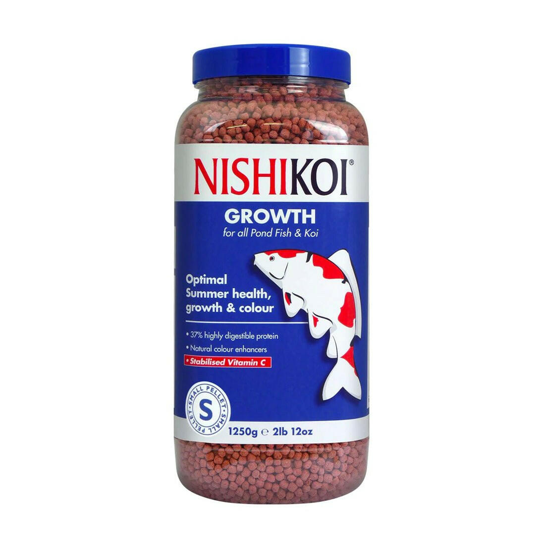 Nishikoi Growth Large Pellet 1250g - Charterhouse Aquatics