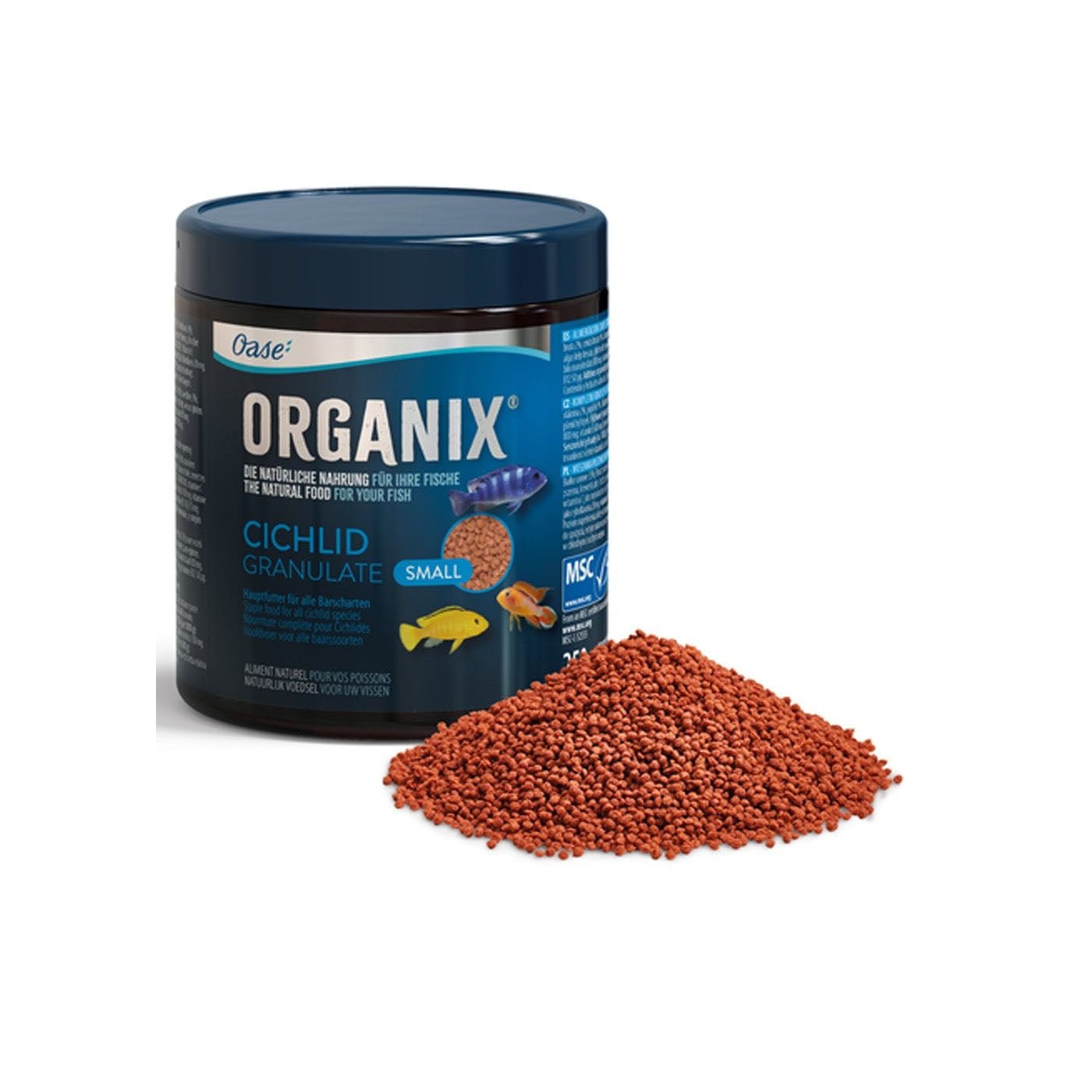 Oase Organix Cichlid Granulate Small - 550ml - Charterhouse Aquatics