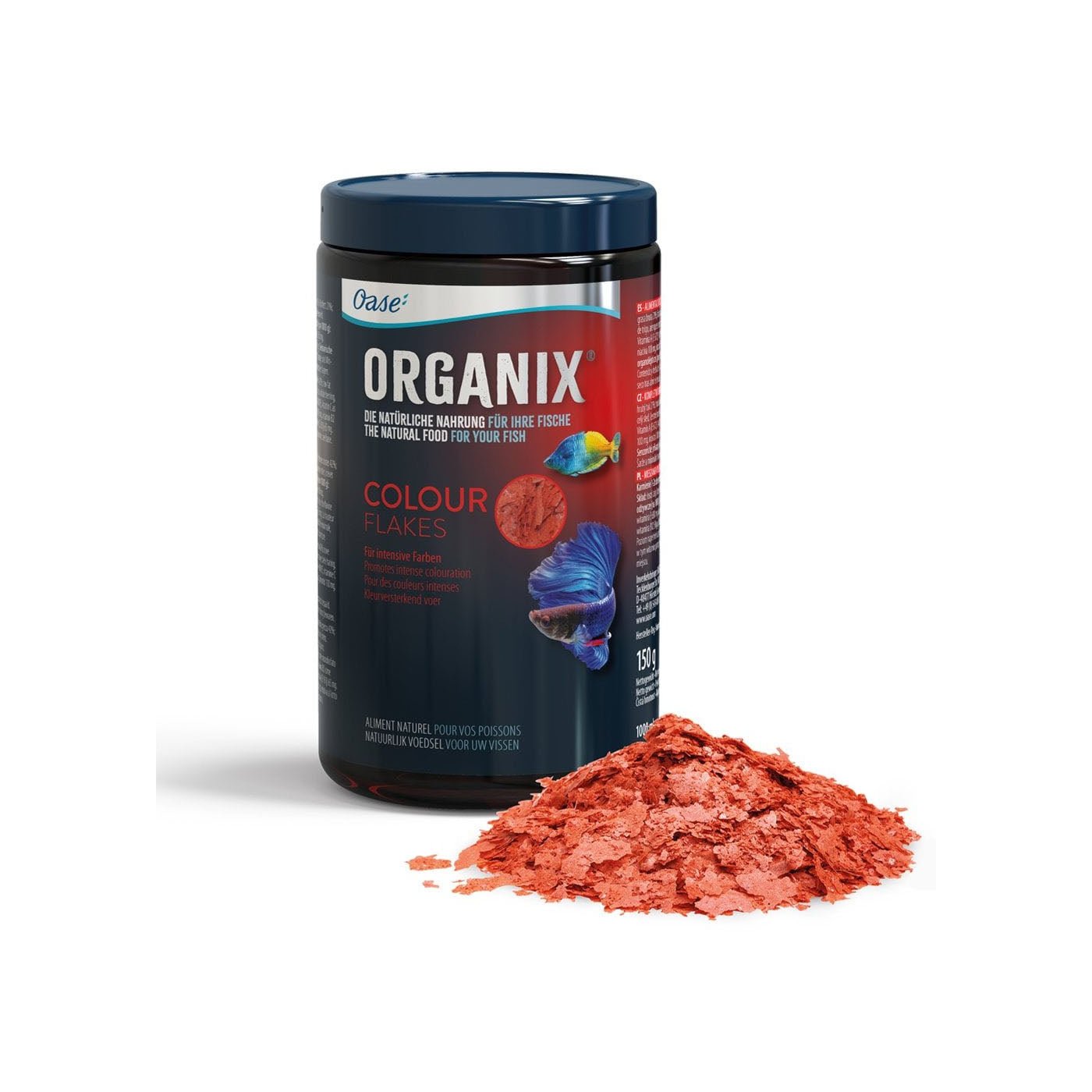 Oase Organix Colour Flakes - 1000ml - Charterhouse Aquatics