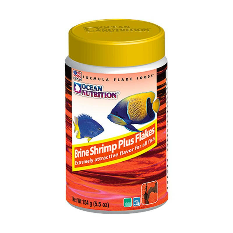 Ocean Nutrition Brine Shrimp Plus Flakes (156g) - Charterhouse Aquatics