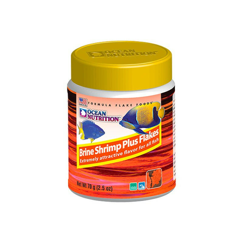 Ocean Nutrition Brine Shrimp Plus Flakes (70g) - Charterhouse Aquatics