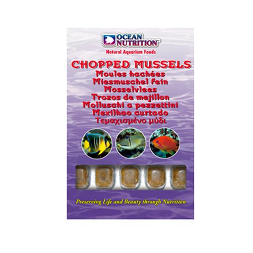 Ocean Nutrition Chopped Mussels (100g) - Charterhouse Aquatics
