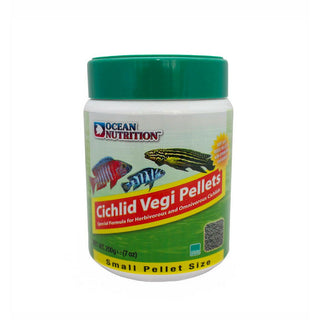Ocean Nutrition Cichlid Vegi Small Pellets (200g) - Charterhouse Aquatics